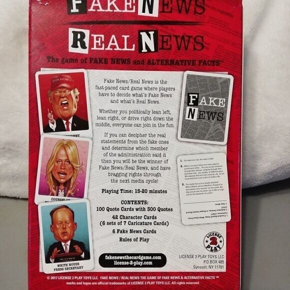 Fake News Real News Card Game - Picture 2 of 4